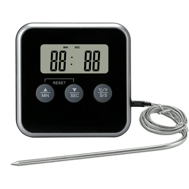 Food Thermometer Screen Temperature Gauge With Probe For BBQ Household